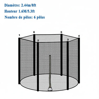 FILET TRAMPOLINE - SafeJumpNet™